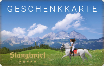 Geschenkkarte Motiv Reiten