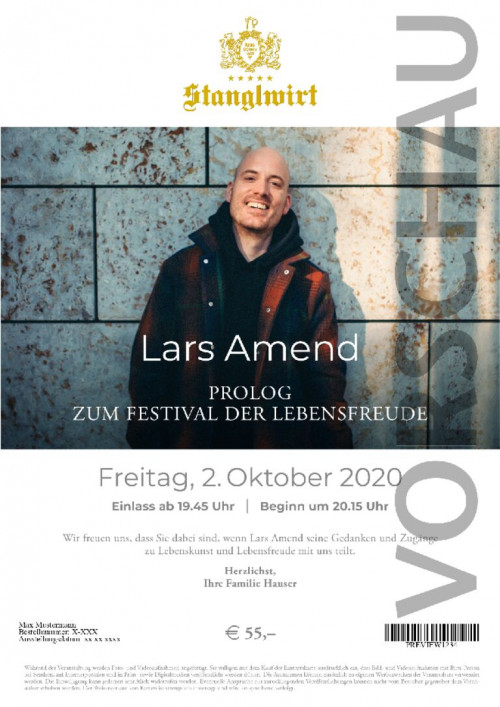 Lars Amend (Vorverkauf € 55,-)